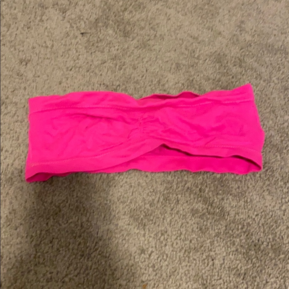 Hot pink bandeau